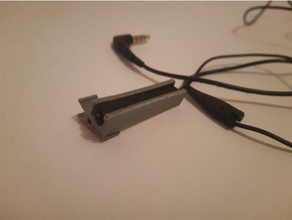 lapel microphone clip audio tie 3d print model - Mito3D