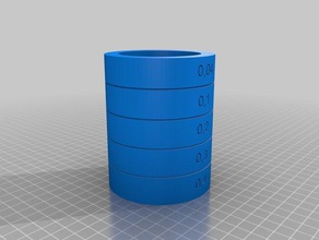 layer test 3d drucken tests print-test 3d print model - Mito3D