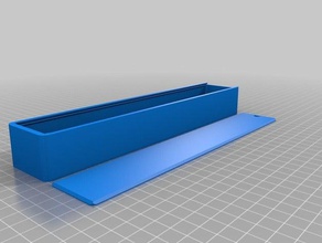 customized box angle ruler lid containers 3d print model - Mito3D