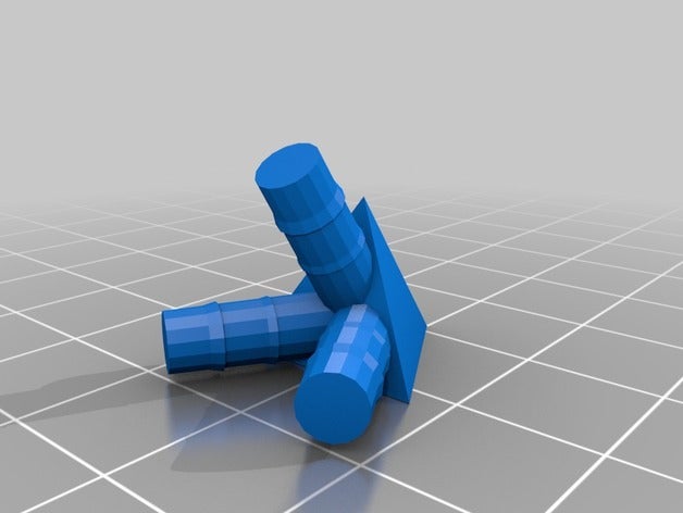 connecteurs pour le montage dun tetra&eacutedre solide platon avec des pailles matemática openscad solidedge tetraedre tetraedron 3D print model - Mito3D