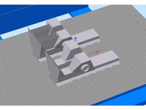 strife alternativa trilho superior -v2 brinquedo jogo os acessórios nerf mod 3d print model - Mito3D