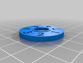 war gaming counters toy game accessories warhammer 40k wound counter 3d print model - Mito3D
