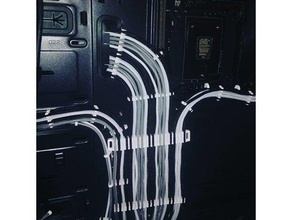 sleeved cable combs computer 3d print model - Mito3D