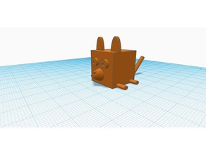 kutu catkitty oyuncaklar oyunlar küp sevimli kedi 3d print model - Mito3D