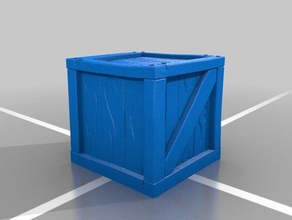 crate prop 3d printing blender dnd dungeon props 3d print model - Mito3D
