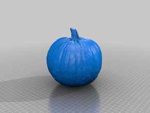 pumpkin 3d scan food drink holloween jack-o-lantern orange 3d print model - Mito3D