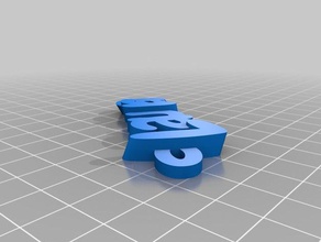 benim amabz laura özelleştirilmiş Anahtarlık 3d print model - Mito3D