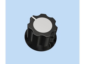 Modell control rotary knob 2 6mm Welle - Elektronik diy encoder-Drehregler Lautstärke-Drehregler 3d print model - Mito3D