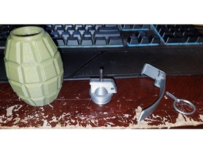 one piece grenade cover container props 3d print model - Mito3D