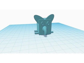 cuadro de elefante los juguetes juegos grande cuadros cubo elepant enorme savannah stomp árbol 3d print model - Mito3D