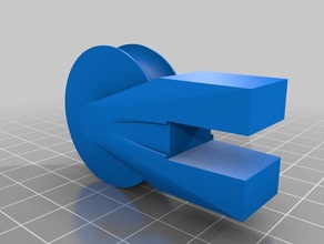 anet a8-filament-guide roller 3d Drucker Zubehör 3d print model - Mito3D
