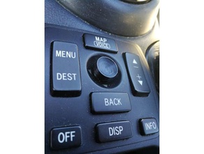 is300 navigator joystick automotive Auto lexus navigation sportcross 3d print model - Mito3D