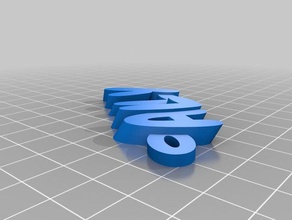 ally keytag organization customized 3d print model - Mito3D