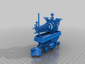 ennllien steamtank anbg luminarc in miniatura rpg veicoli 3d print model - Mito3D