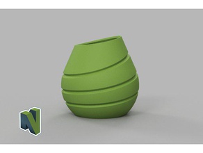goccia vaso split arredamento 3d print model - Mito3D