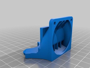 frontal fan cooling flashforge creator pro 3d printer accessories 3d print model - Mito3D