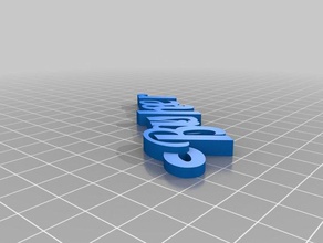 basheer organización personalizado 3d print model - Mito3D