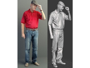 man2character001 people 3d print model - Mito3D
