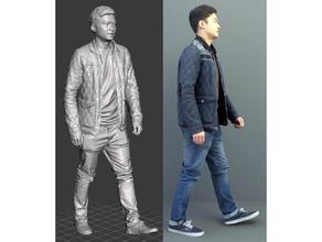 masculino walkingcharacter003 pessoas 3d print model - Mito3D