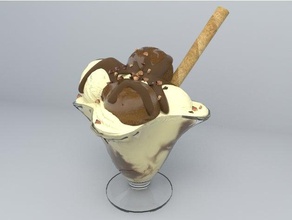 ice-cream food drink 3d print model - Mito3D