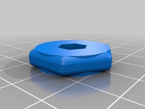 m4 écrou à molette 200mm de diamètre le bricolage personnalisé 3d print model - Mito3D