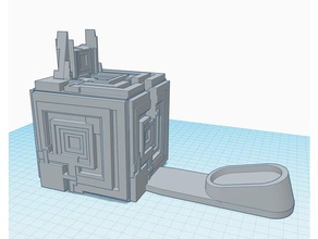 bladerunner takagi water gunpistol stand props 3d print model - Mito3D