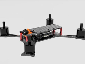 3inch freestyle hawk rc vehicles emax fpv racing frame 3d print model - Mito3D