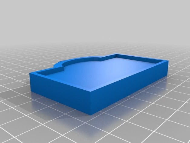 keychain models blank customizable plain 3D print model - Mito3D