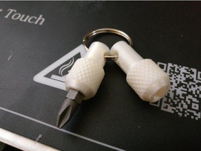 keychain screwdriver bit-driver hand tools useful 3d print model - Mito3D