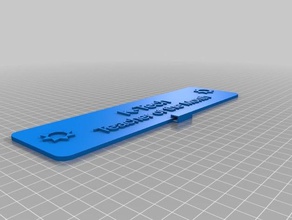 mi personalizados custumizable etiqueta iconos oficina 3d print model - Mito3D