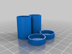 earplug case other container 3d print model - Mito3D