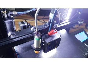 ender-3 cable pillar 18mm sensor holder 3d printer parts creality ender 3 3d print model - Mito3D