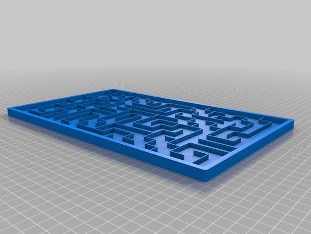 my customized rolling ball maze generator puzzles 3D print model - Mito3D