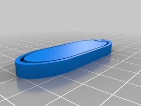 simple keychain keychains 3d 3d print model - Mito3D