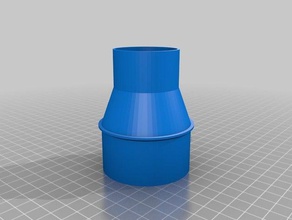 saw vacuum adapter 59mm41mm parts customized 3d print model - Mito3D