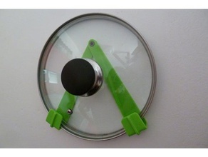 pot lid holder adjustable kitchen dining hanger hook wall 3d print model - Mito3D