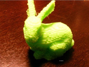 pixel bunny Tiere 3d print model - Mito3D
