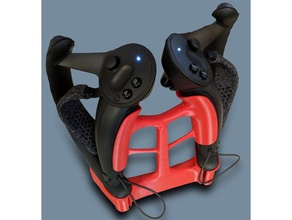 knuckles charging stand ev3 gadgets dock controller hands htc vive valve vr controllers headset 3d print model - Mito3D