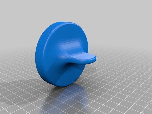 basit toz kapağı Volkan buharlaştırıcı parçaları 3D print model - Mito3D