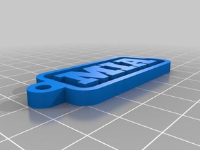 mia Schlüsselanhänger angepasst 3d print model - Mito3D