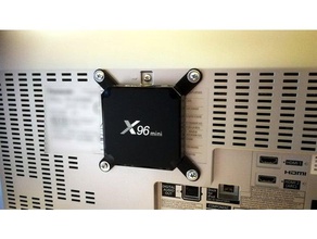 x96mini vesa 100 attacco elettronica 3d print model - Mito3D