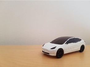 tesla model 3 prêt à imprimer 3d de l'impression 2017 2018 voiture électrique correctif fixe mini model3 spectacle trois 3d print model - Mito3D