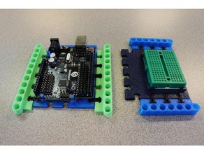 lego technic carte raspberry pi, arduino modulaire de base l'électronique cas mega uno bricolage électronique compatible mindstorms pi 3 zéro 3d print model - Mito3D