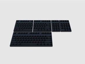 ansi mecánico de teclado keycap la bandeja herramienta los titulares cajas 3d print model - Mito3D