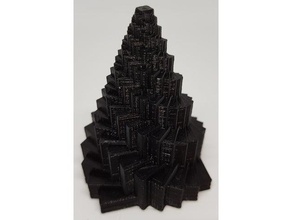 structure synth cube math art 3d print model - Mito3D