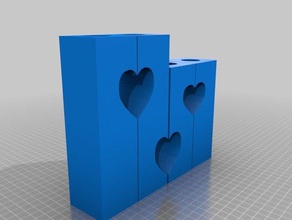 love candle base household box holder cute heart hot light sex sexy 3d print model - Mito3D