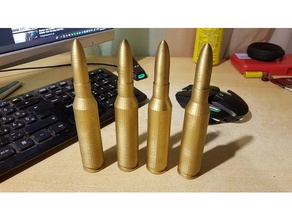 145x114mm anti-materiale della cartuccia oggetti di scena munizioni 3d print model - Mito3D