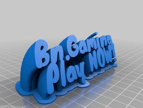 plate bngaming office customized 3d print model - Mito3D