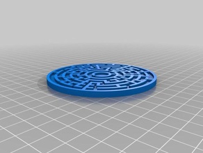 my customized maze circle generator 1 toys games 3d print model - Mito3D