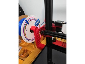 tevo flash spool holder filament guide 3d printer accessories 3d print model - Mito3D
